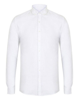 Henbury H512 - Men's Classic Fit Long Sleeve Oxford Shirt