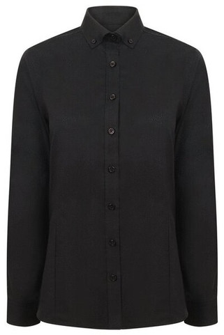 Henbury H513 - Womens Wrinkle Resistant Oxford Shirt - Regular Fit