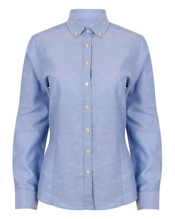 Henbury H513 - Womens Wrinkle Resistant Oxford Shirt - Regular Fit