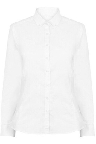 Henbury H513 - Womens Wrinkle Resistant Oxford Shirt - Regular Fit