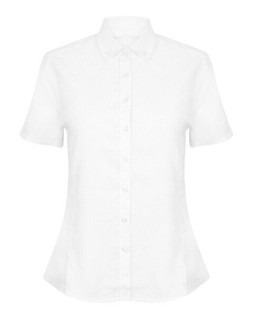 Henbury H518 - Womens Wrinkle Resistant Oxford Shirt with Short Sleeves