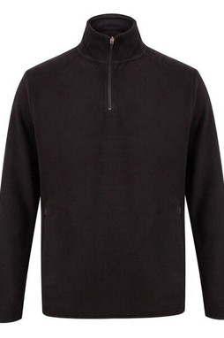 Henbury H858 - Mens Premium 1/4 Zip Microfleece Pullover