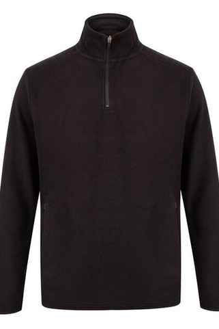 Henbury H858 - Mens Premium 1/4 Zip Microfleece Pullover