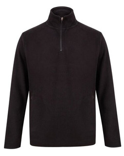 Henbury H858 - Mens Premium 1/4 Zip Microfleece Pullover