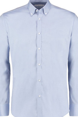 Kustom Kit KK182 - Premium Slim Fit Stretch Oxford Shirt with Long Sleeves