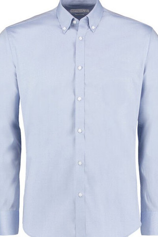 Kustom Kit KK182 - Premium Slim Fit Stretch Oxford Shirt with Long Sleeves