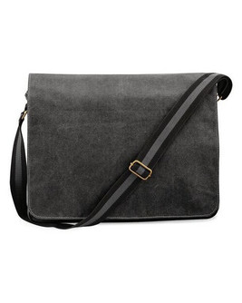 QUADRA BAGS QD610 - Vintage Washed Canvas Multi-Pocket Despatch Bag