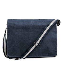 QUADRA BAGS QD610 - Vintage Washed Canvas Multi-Pocket Despatch Bag