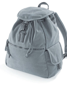 QUADRA BAGS QD612 - Vintage Canvas Backpack with Multiple Pockets