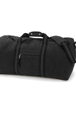 QUADRA BAGS QD613 - Vintage Canvas Holdall with Adjustable Strap