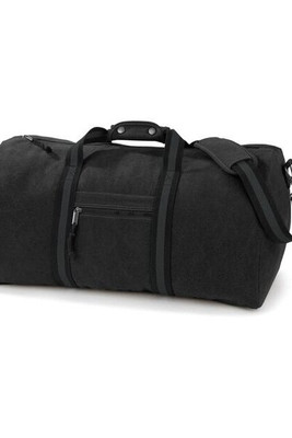 QUADRA BAGS QD613 - Vintage Canvas Holdall with Adjustable Strap