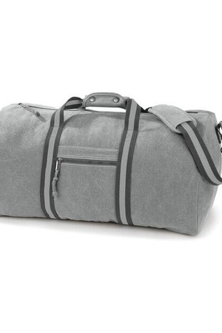QUADRA BAGS QD613 - Vintage Canvas Holdall with Adjustable Strap