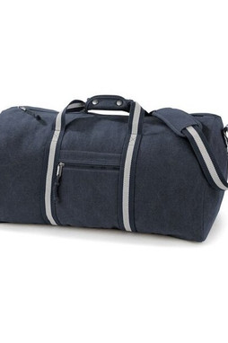 QUADRA BAGS QD613 - Vintage Canvas Holdall with Adjustable Strap