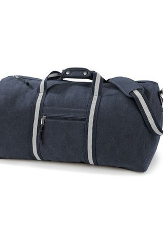 QUADRA BAGS QD613 - Vintage Canvas Holdall with Adjustable Strap