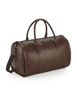 QUADRA BAGS QD880 - Luxury NuHide Leather-Style Weekender Garment Bag