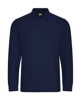 PRO RTX RX102 - Durable Long Sleeve Polo with Ribbed Collar