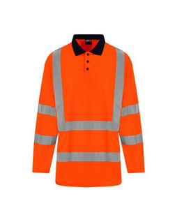 PRO RTX HIGH VISIBILITY RX715 - HV LONG SLEEVE POLO