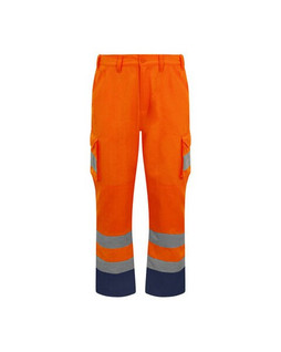 PRO RTX HIGH VISIBILITY RX760 - High Visibility Cargo Work Trousers with Reflective Tape