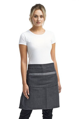 Artisan Collection by Reprime RP128 - Unisex Domain Contrast Denim Waist Apron