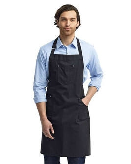 Artisan Collection by Reprime RP132 - Unisex Cotton Chino Bib Apron
