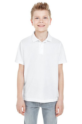 UltraClub 8210Y - Youth Cool & Dry Mesh Piqué Polo