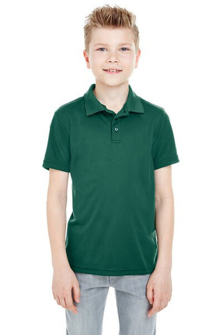 UltraClub 8210Y - Youth Cool & Dry Mesh Piqué Polo