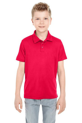UltraClub 8210Y - Youth Cool & Dry Mesh Piqué Polo