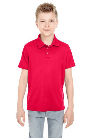 UltraClub 8210Y - Youth Cool & Dry Mesh Piqué Polo