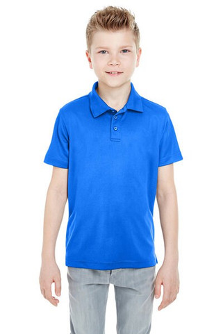 UltraClub 8210Y - Youth Cool & Dry Mesh Piqué Polo