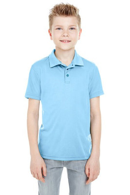 UltraClub 8210Y - Youth Cool & Dry Mesh Piqué Polo