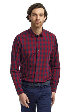 Artisan Collection by Reprime RP250 - Mens Mulligan Check Long-Sleeve Cotton Shirt