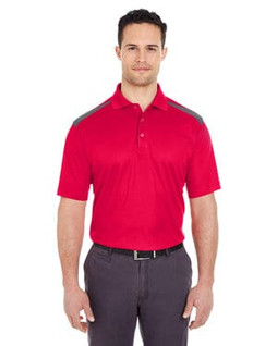 UltraClub 8215 - Adult Cool & Dry Two-Tone Mesh Piqué Polo