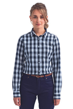 Artisan Collection by Reprime RP350 - Ladies Mulligan Check Long-Sleeve Cotton Shirt