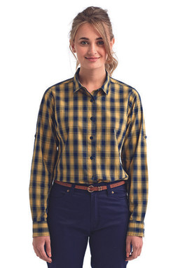 Artisan Collection by Reprime RP350 - Ladies Mulligan Check Long-Sleeve Cotton Shirt