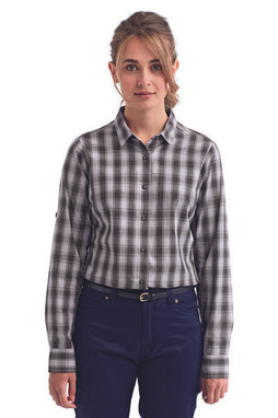 Artisan Collection by Reprime RP350 - Ladies Mulligan Check Long-Sleeve Cotton Shirt