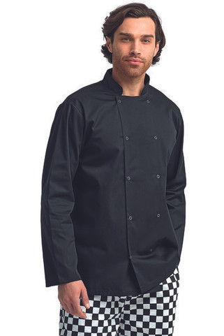 Artisan Collection by Reprime RP665 - Unisex Studded Front Long-Sleeve Chefs Coat