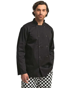 Artisan Collection by Reprime RP665 - Unisex Studded Front Long-Sleeve Chef's Coat