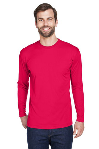 UltraClub 8422 - Mens Performance Long-Sleeve Athletic T-Shirt