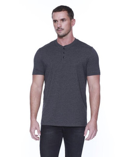 StarTee ST2460 - Mens Premium Cotton Blend Henley Shirt