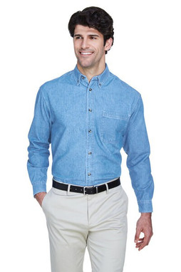 UltraClub 8960 - Mens Cypress Denim with Pocket