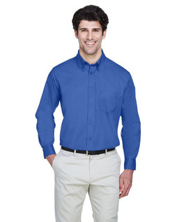 UltraClub 8975 - Mens Classic Peached Twill Button-Down Shirt