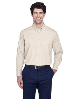 UltraClub 8975 - Mens Classic Peached Twill Button-Down Shirt