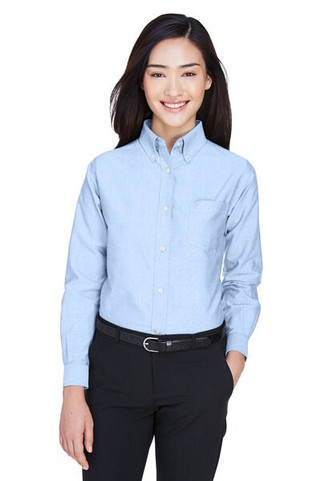 UltraClub 8990 - Ladies Classic Wrinkle-Resistant Long-Sleeve Oxford