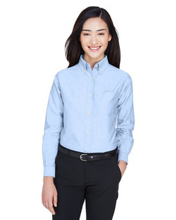 UltraClub 8990 - Ladies Classic Wrinkle-Resistant Long-Sleeve Oxford