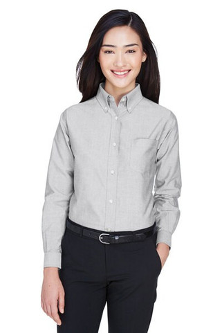 UltraClub 8990 - Ladies Classic Wrinkle-Resistant Long-Sleeve Oxford