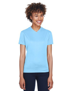 UltraClub 8400L - Ladies Cool & Dry Sport V-Neck T-Shirt