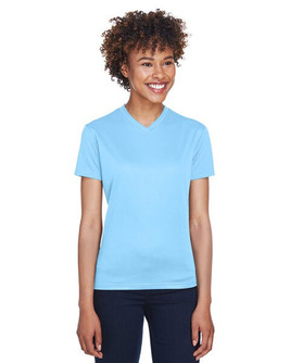 UltraClub 8400L - Ladies Cool & Dry Sport V-Neck T-Shirt