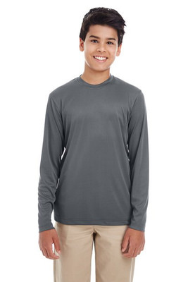UltraClub 8622Y - Youth Cool & Dry Performance Long-Sleeve Top