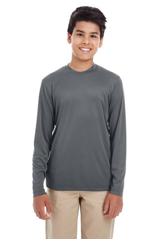 UltraClub 8622Y - Youth Cool & Dry Performance Long-Sleeve Top
