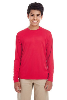 UltraClub 8622Y - Youth Cool & Dry Performance Long-Sleeve Top